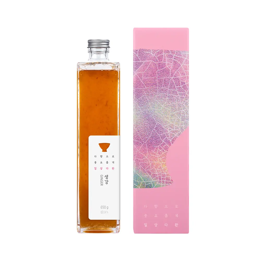 쌍계명차 허니플라워 대형 생강청 650g