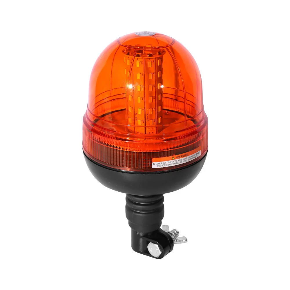 LED 12V 24V Orange Car Vehicle Police LED Strobe Rotating Warning Light Led Flashing Emergency Beacon Lamp