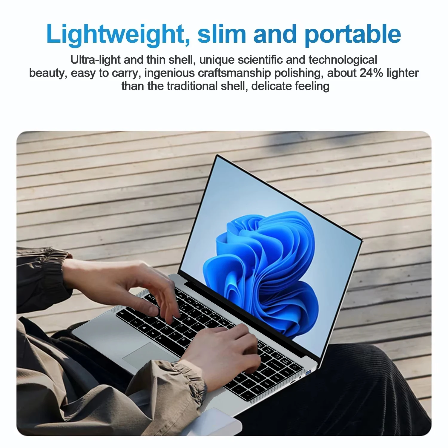 2025 Notebook aziendale professionale ultrasottile Windows 11 Intel Atom A3950 12 GB RAM 1 TB 2 TB SSD Computer portatile da 14,1 pollici PC