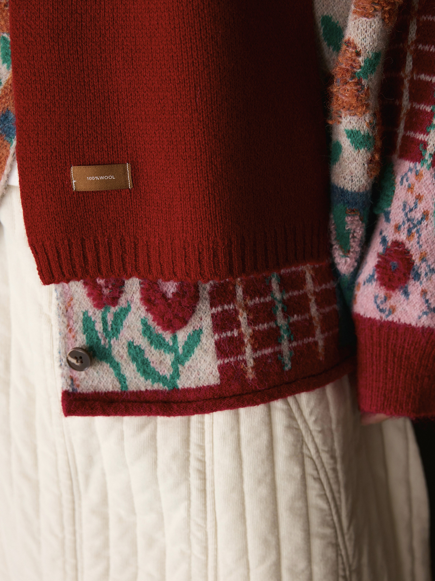 SEIZPROJECTS классический мягкий шарф унисекс из натуральной шерсти