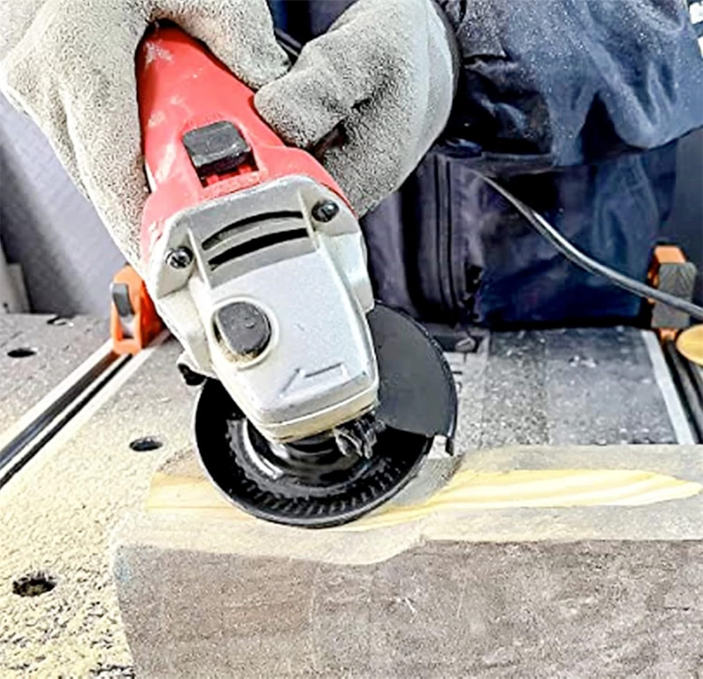 Disco de tallado de madera, disco de rueda de amoladora, rueda moldeadora de madera de 4 pulgadas, disco moldeador de molienda de madera para amoladoras angulares, 1 ud.