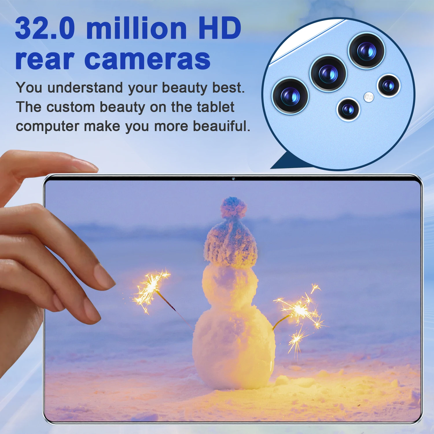 2025 5G Tablet Android 13.0 Brand New 16GB RAM 1TB ROM Tablet 16MP 32MP 12000mAh 10Core WIFI Bluetooth Network Tablette
