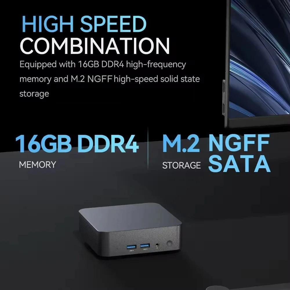 Desktop Pocket Pc Mini Intel I9-8950HK Computer PC Wifi 6 PC Gamer Computer da studio Windows 11 Pro Piccolo Minipc 16GB DDR4 1TB SSD