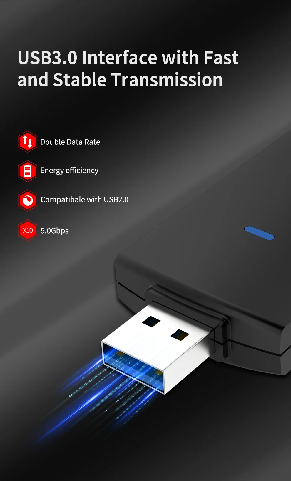 1900Mbps Cao Cấp 4 * PA USB3.0 Card Mạng Không Dây Máy Tính Wifi Tầm Xa 2 * 6dBi hỗ Trợ Ăng Ten Kali Linux