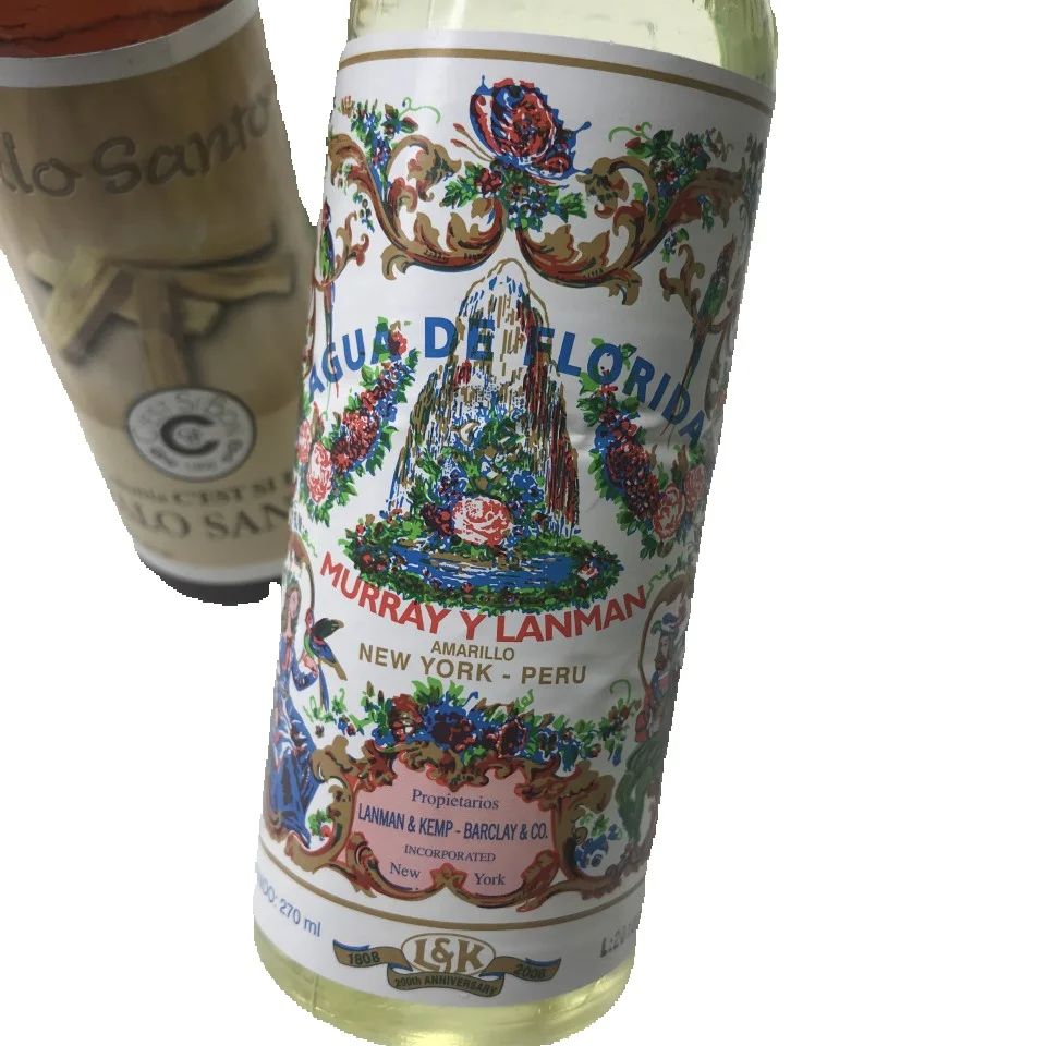 Zestaw 3 butelek na wodę: 1 normalna, 1 Palo Santo i 1 Rue 221 ml - Murray & Lanman Special Pack Made in Peru Known Worldwide