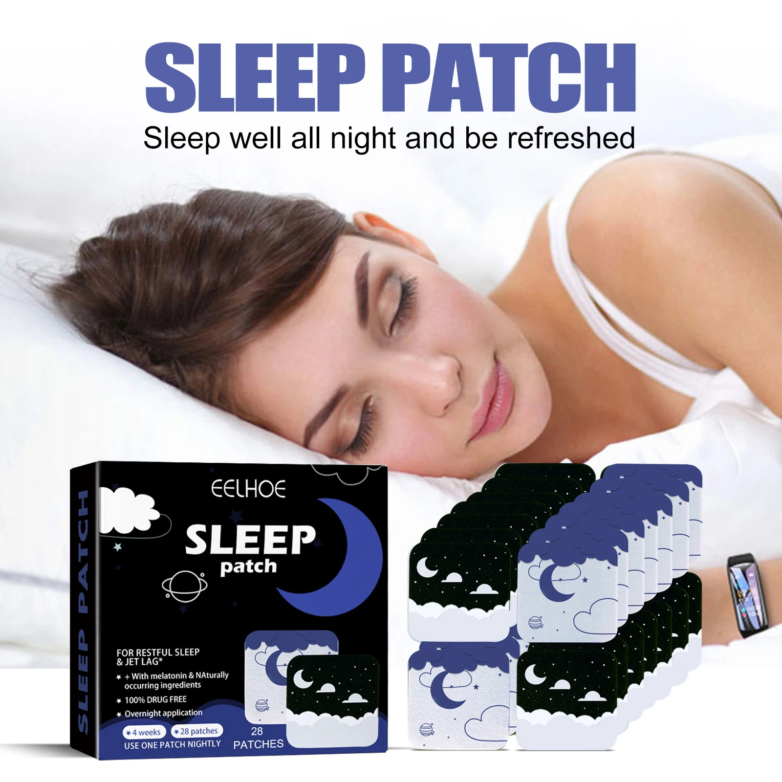 Stop Snoring Patch Nose Breathing Correction Promoting Better Breath Improve Sleeping Portable Night Sleep Mouth Orthosis Tape