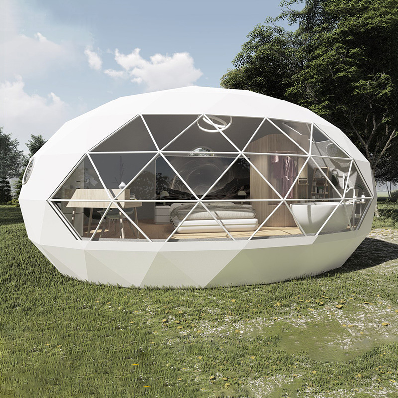 Barraca Do Hotel Em Forma De Ovo Transparente, barraca Do Céu Estrelado De Acampamento Ao Ar Livre, Homestay Do Hotel, cabine Esférica Criativa, Fabricante