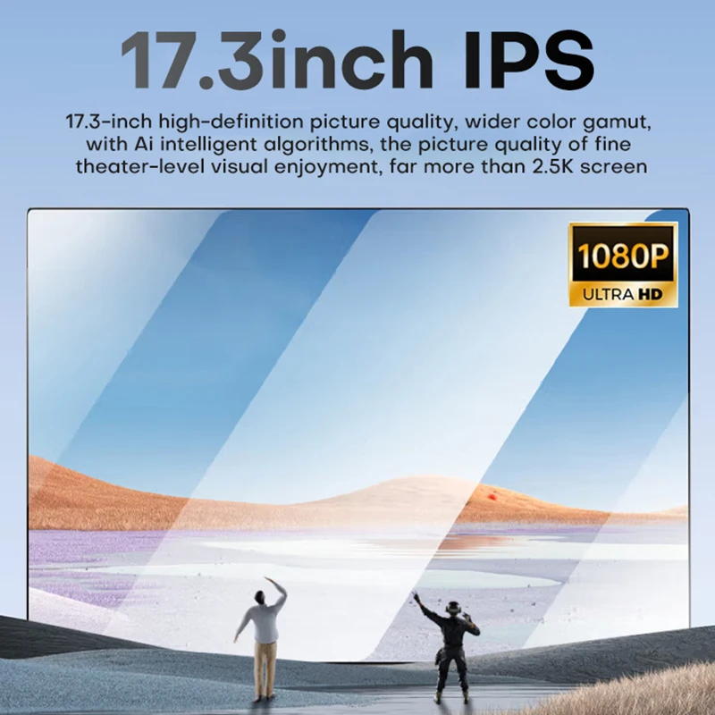 17.3 "computador portátil intel celeron n5095 16gb ddr4 1tb ssd windows 11 impressão digital escritório laptops computador portátil notebook