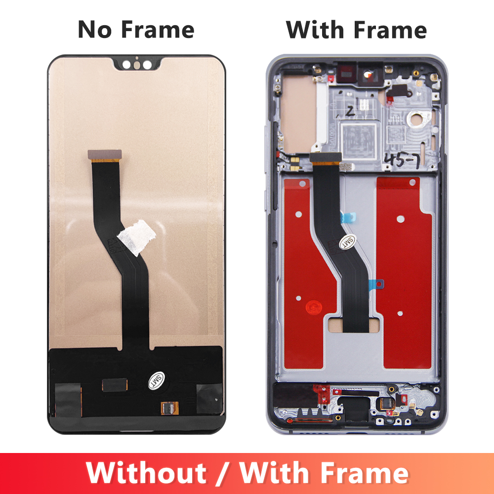 6.1 ''Display Für Huawei P20 Pro LCD Display Rahmen Touchscreen Digitizer Montage Für Huawei P20 Pro CLT-L09 CLT-L29 LCD bildschirm