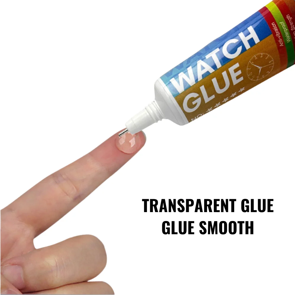 FIXWANT 15ml Colla per riparazione schermo in vetro trasparente Colla speciale per orologi con intarsio di gioielli fai-da-te morbida e impermeabile