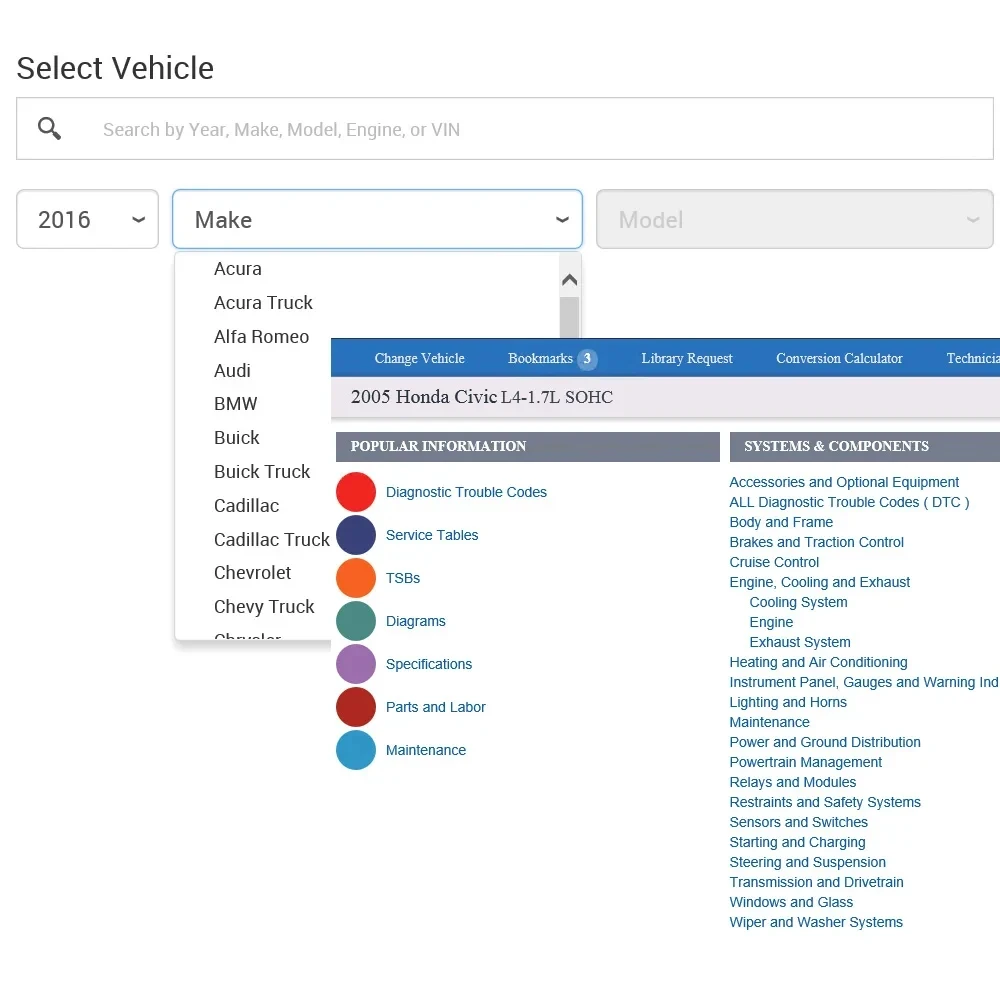 2025 Alldata Auto Data El más nuevo software de cuenta en línea Versión completa Estimate Tsb Dtc Diagramas de cableado 2024 Herramienta esencial de taller