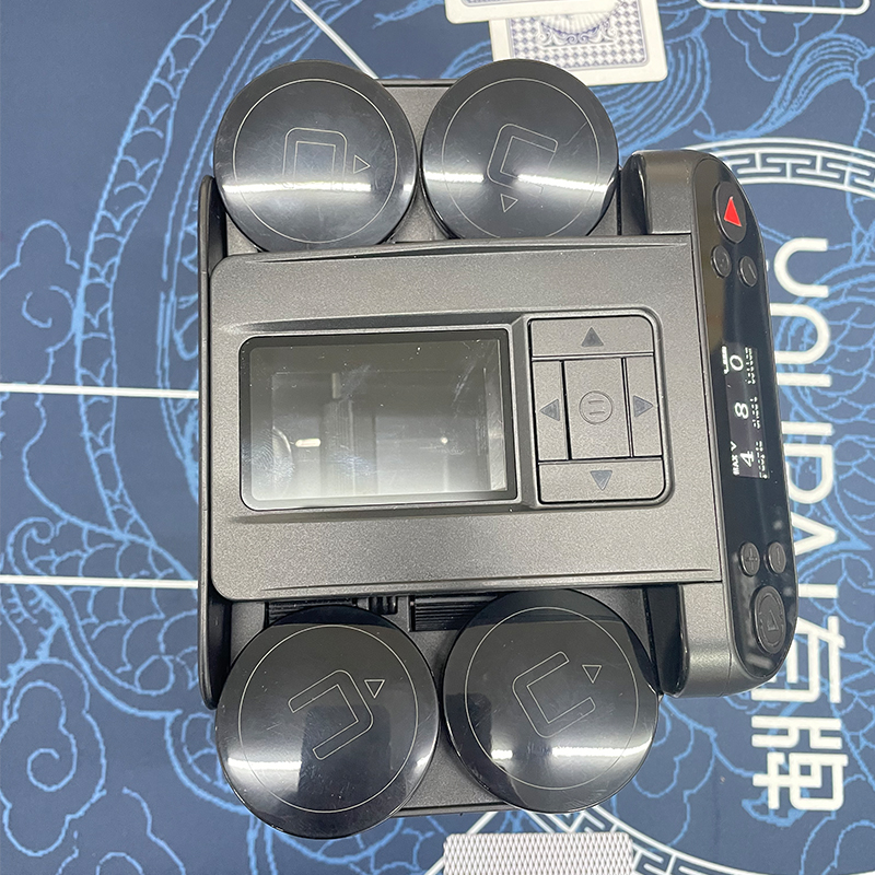 Distribuidor de tarjetas automático, barajador de cartas recargable, máquina de distribución de cartas con 4 botones de Oferta