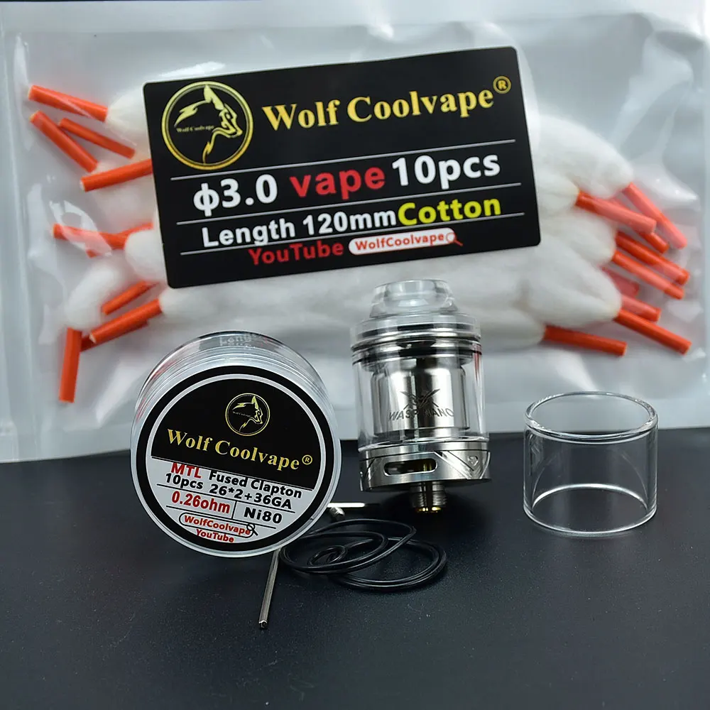 Wasp Nano RTA MTL Bobina Fusible Clapton 23 mm Atomizador TopFilling Tanque de 2 ml Atomizador rta vs YFTK Flash e Vapor V4.5S+ RTA