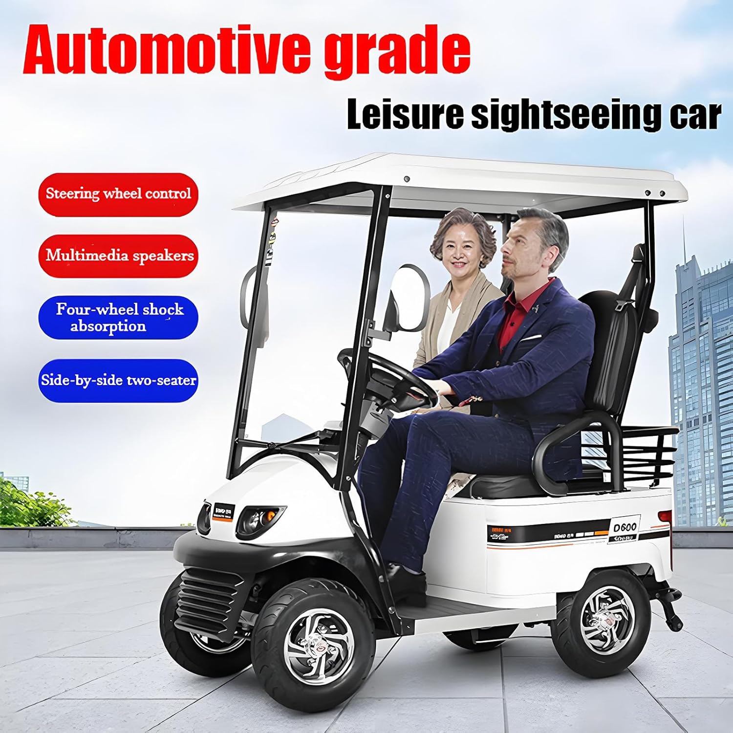 Carrinhos de golfe garantidos elétricos de rua legal 4 rodas motrizes carrinho de golfe elétrico 2 4 lugares carrinho de golfe com bateria de lítio