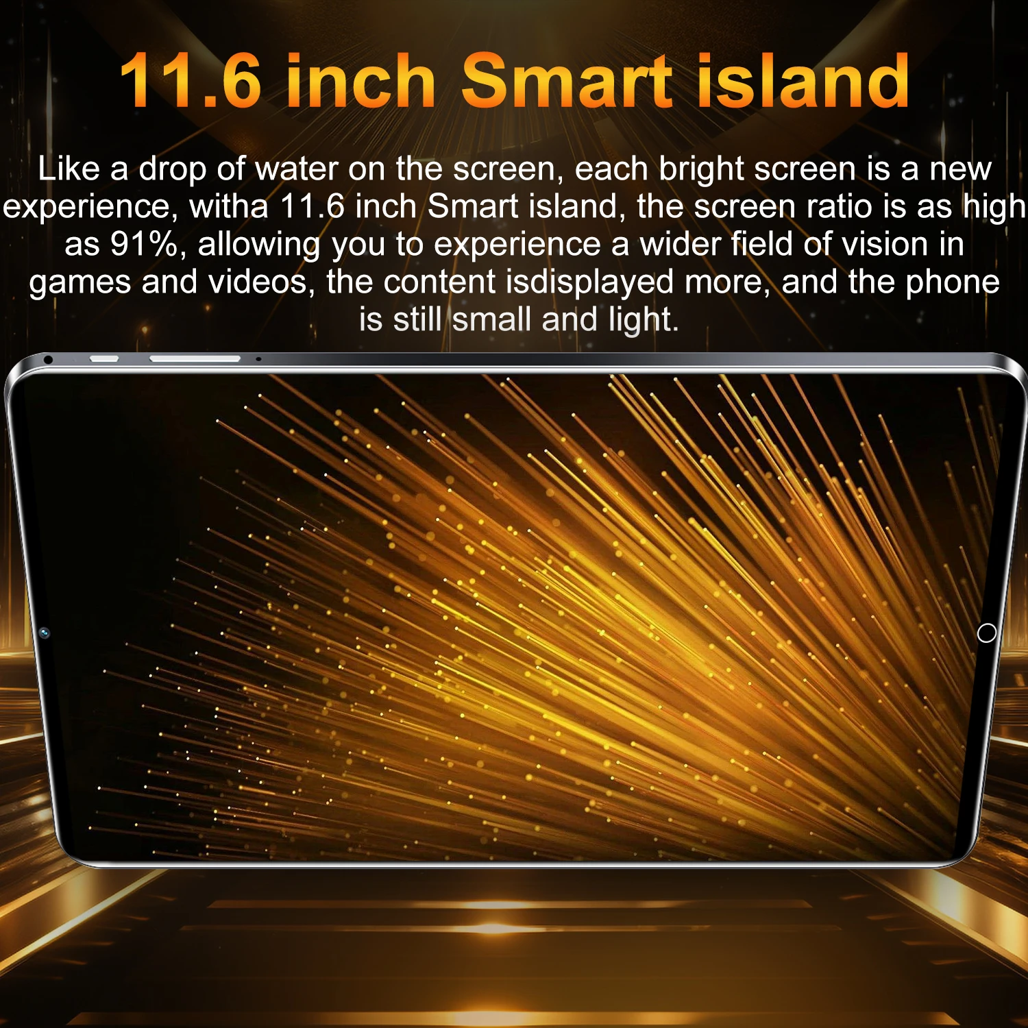 2025 tableta versión Global Original 11,6 pulgadas HD 4K Android 13 16GB + 1T 12000mAh 5G Dual SIM llamada telefónica WiFi GPS Tablet