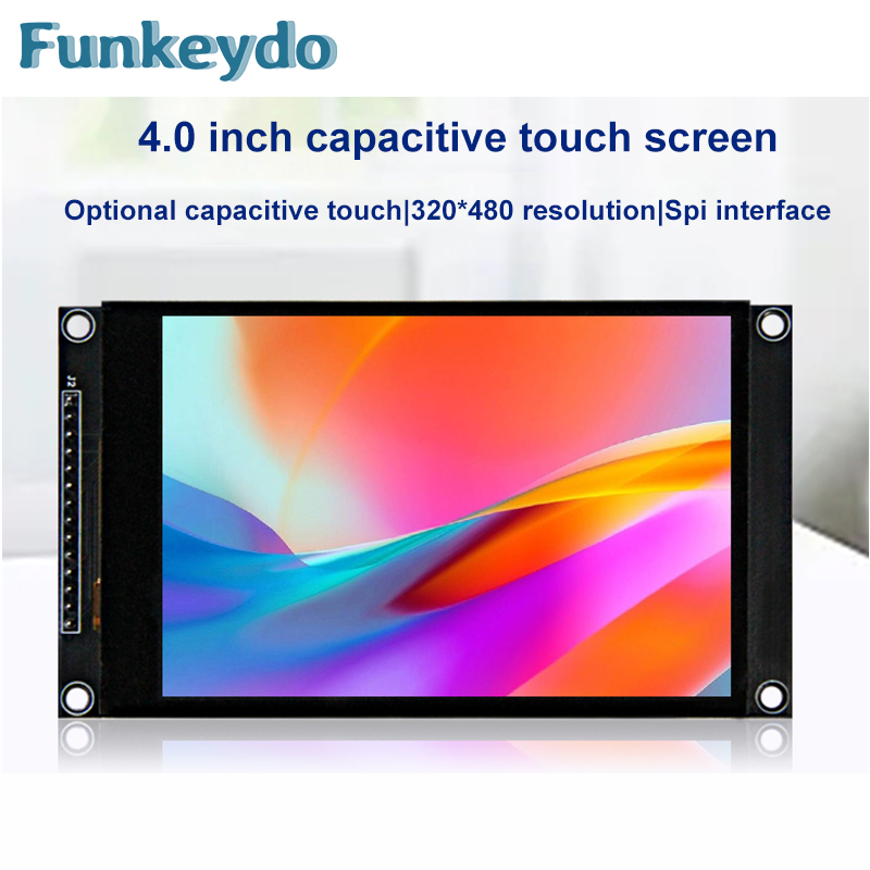 4,0-calowy wyświetlacz szeregowy TFT LCD 320X480 SPI Opcjonalny pojemnościowy moduł ekranu dotykowego dla ESP32/STM32/Arduino UNO&Mage2560/C51/CH32