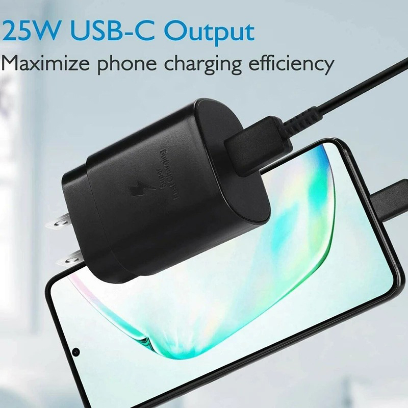 USB C타입 초고속 충전기 어댑터, 삼성 갤럭시 S23 S22 플러스 S21 울트라 S20 A55, EU 미국 플러그 벽 충전기, PD 25W