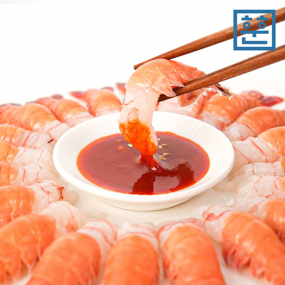 [훈훈수산] 딱새우회 150g 원산지 제주도 달달하며 탱글한 새우가 한입에 쏙