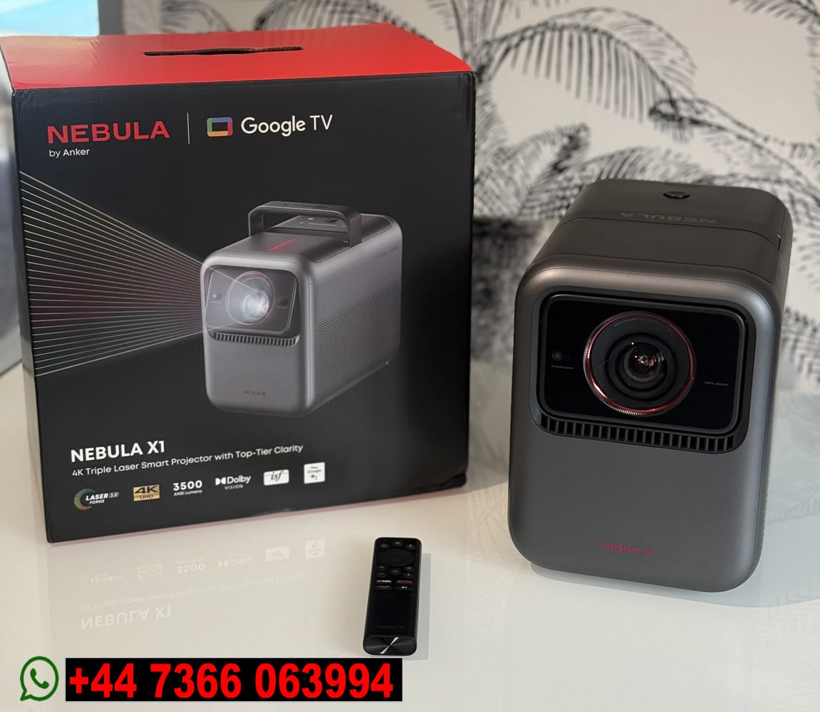 QZ selado de fábrica Compre 5 e ganhe 3 Projetor Nebula X1 grátis Projetor NEBULA X1 Triplo Laser 4K. 3500 lúmens ANSI.