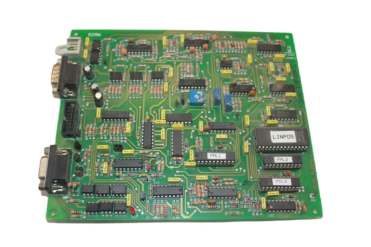 AJAN-tablero electrónico de segunda mano, PL9840-1 | UK AANA02 | E 125498 2 | SN:08774 | Compatible con AJAN CNC Systems