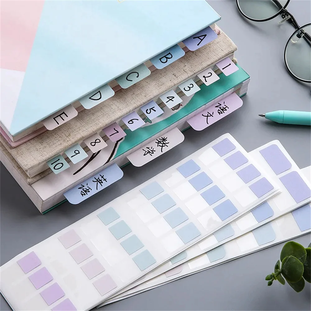 120pcs Colorful Classified Writing Index Stickers - Easy Organization, Reusable, Waterproof, and Removable - Perfect for Bookmar