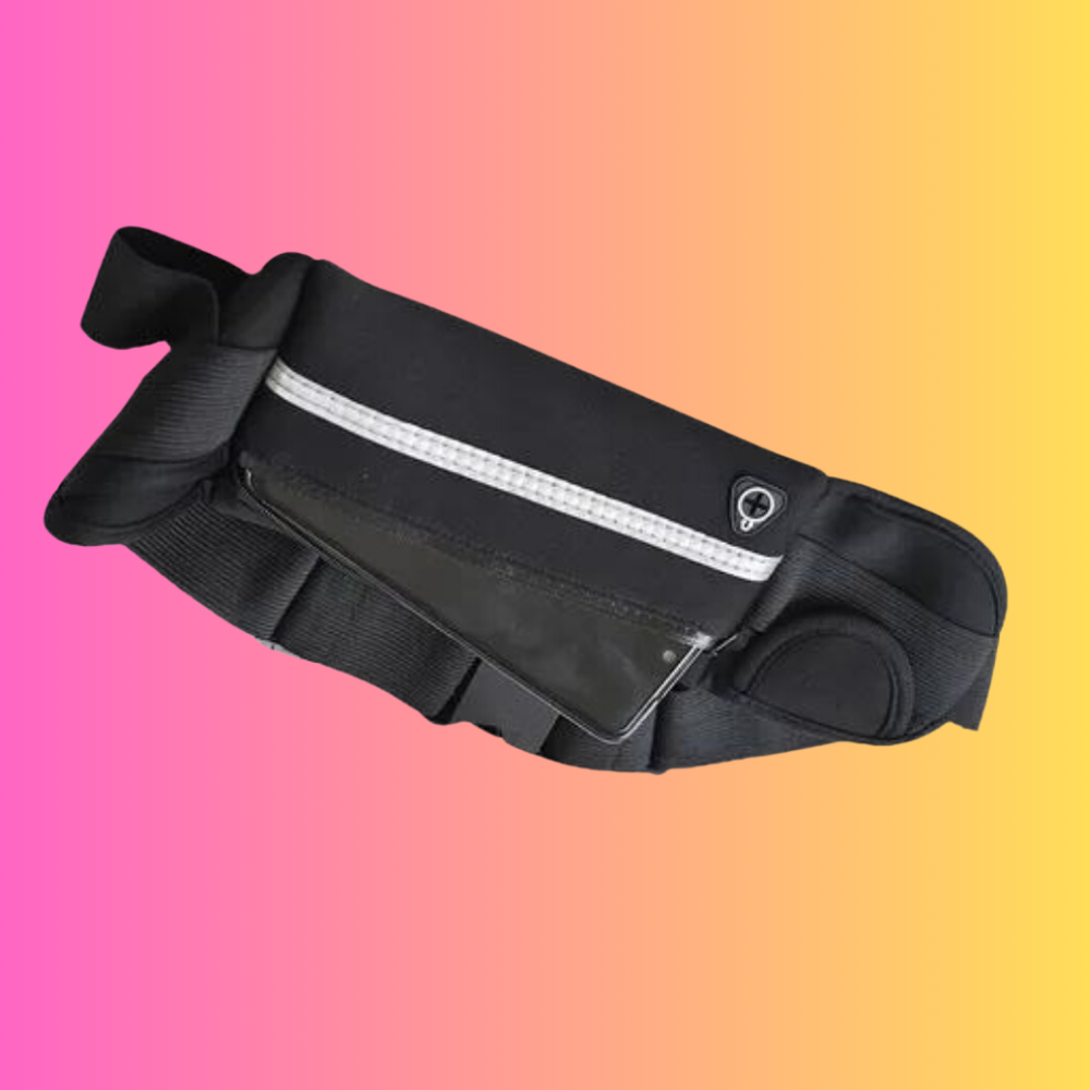 Pochete Tamanho Unico Atlética de Cintura Porta Celular  Esporte Impermeavel Compartimento