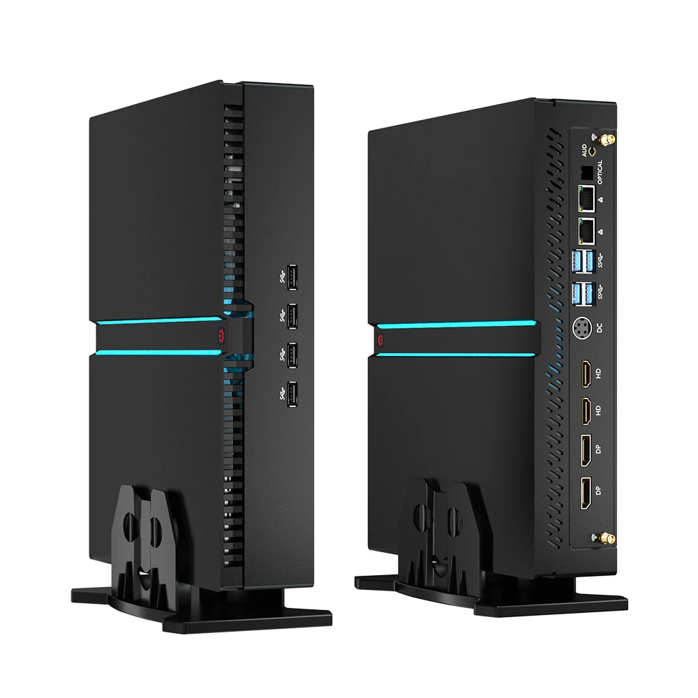 Super oferta 14 Gen Mini komputer i9 14900F i7 14700F NVIDIA RTX 4070 12G 4060Ti 2 xddr5 Liunx komputer do gier komputer stacjonarny WiFi6