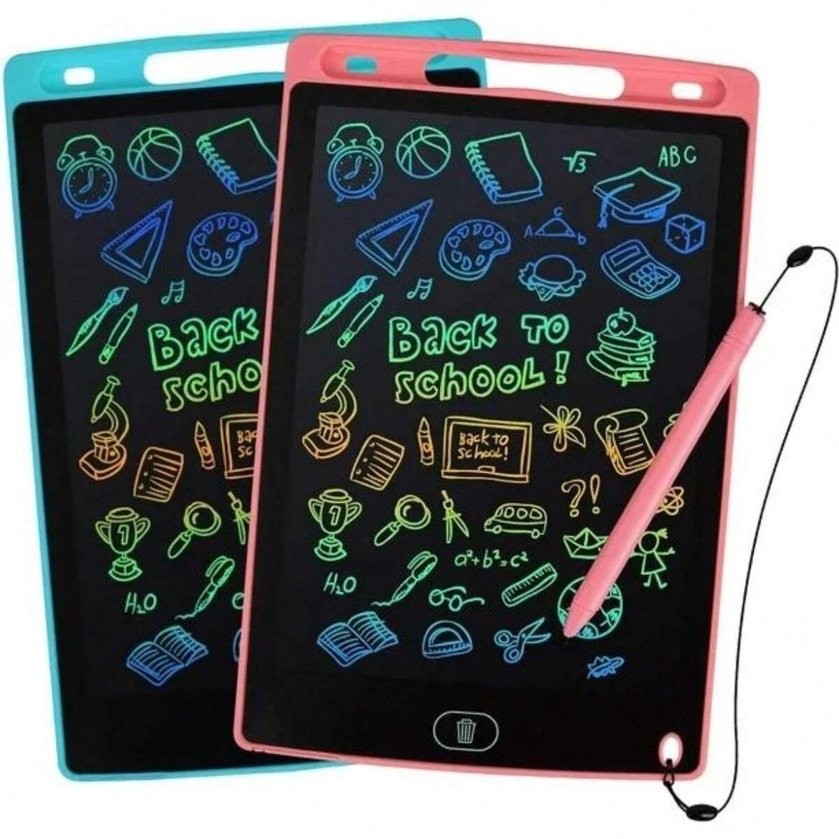 Barby Pink Pizzaron Magico para Dibujar Escribir Tipo Tablet Borrable Led Dibuja Juguete 8.5      A0414