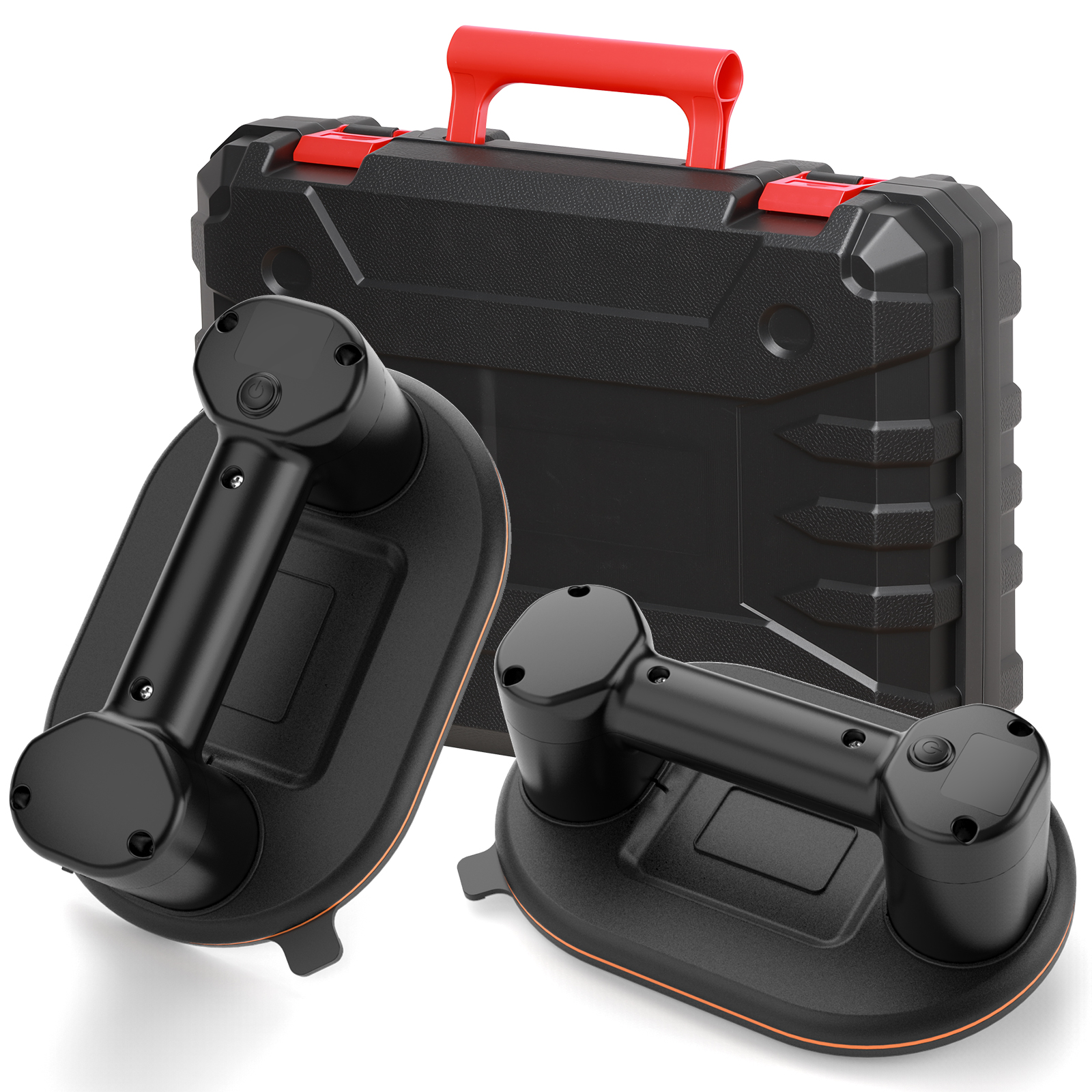 300KG Belasting Zware Smart Display Grote Elektrische Vacuüm Zuignap Glazen Tegel Lifter 3600mAh Vacuüm Sukkels Lifting tool