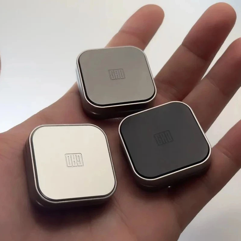 Magnetic Cube Push Slider สแควร์รูปร่าง Fidget Slider DIY โลหะ Decompression โต๊ะของเล่น EDC สําหรับผู้ใหญ่เด็กของขวัญ Fidget ของเล่น