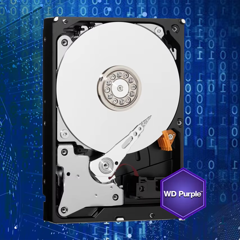 WD Purple 12TB Surveillance Internal Hard Drive Disk 3.5" Cache SATA III 6Gb/s HDD HD Harddisk for CCTV DVR NVR WD121PURZ