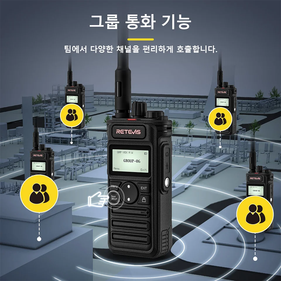 Retevis RT86S 워키토키 무전기 한국 세트 장거리 라디오 ptt 고성능라디오 Walkie Talkie 충전식 생활용 c Type 모빌 전문가용 UHF GMRS Walkie 한국 사용 휴대용 10w 통신 장비 c타입 고성능 이동무전기 고출력 1 2pcs 충전 라디오 핸즈프리 Walkie-talkie 양방향 인터컴