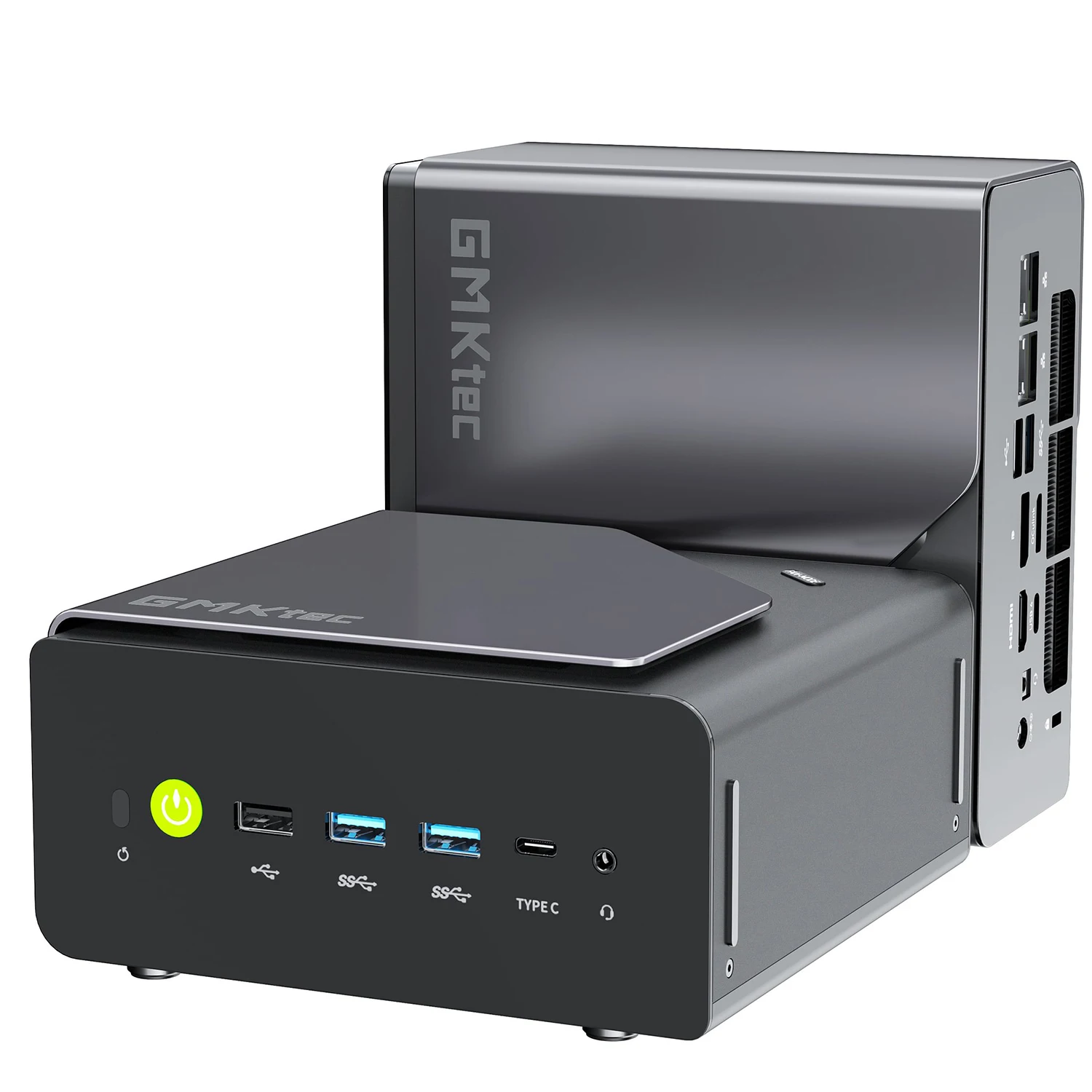 2025 Gmk K12 Amd Ryzen 7H 255 2*Ddr5 5600Mhz 3*m.2 2280 Ssd Mini Pc Oculink Usb4 2*2.5g Lan Windows11 Desktop Gaming Computer