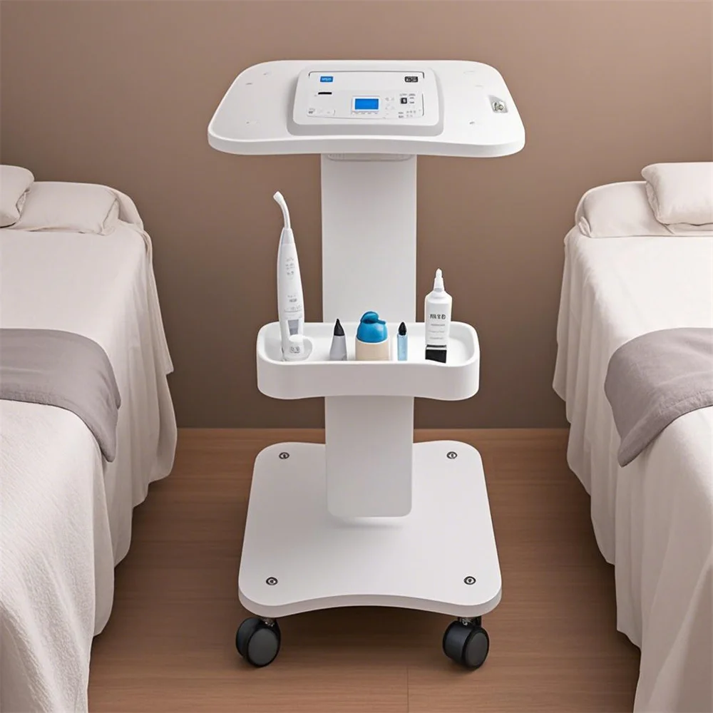 Stojak na wózek kosmetyczny Instrument do przechowywania jeżdżący koszyk wózek z kołami do salonu Spa półka na wózek narzędziowy