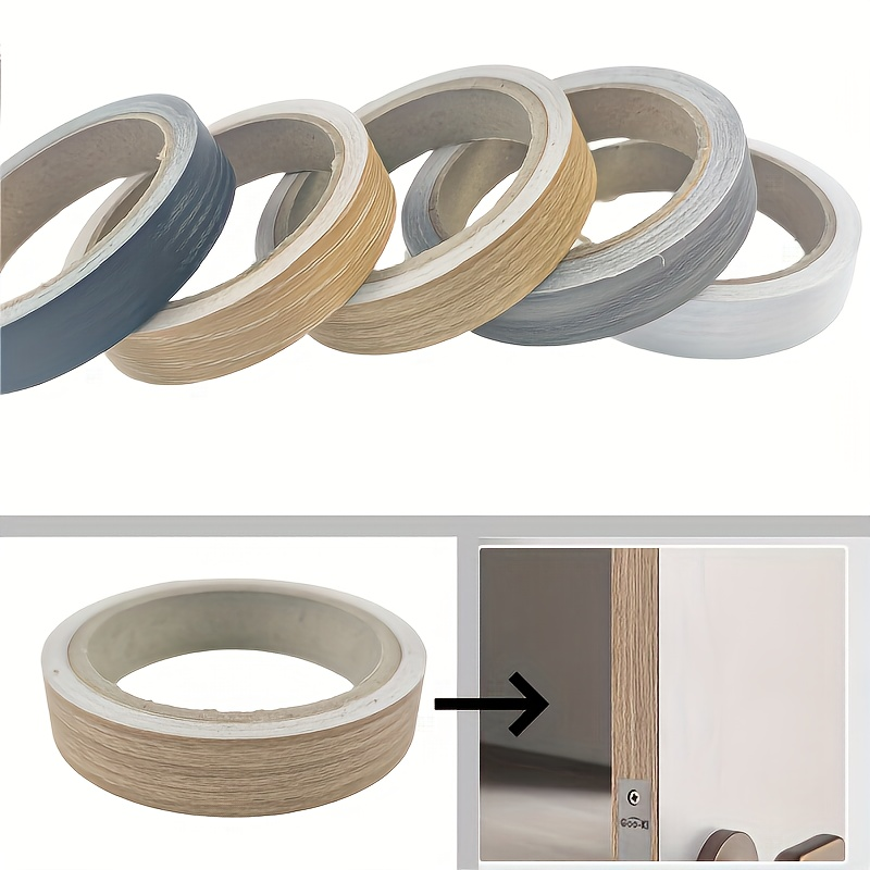 1PC 10mx2cm Preglued Edging PVC Edge Banding for Wood Kitchen Wardrobe Furniture Table Desk Board Edgeband Edger Glossy