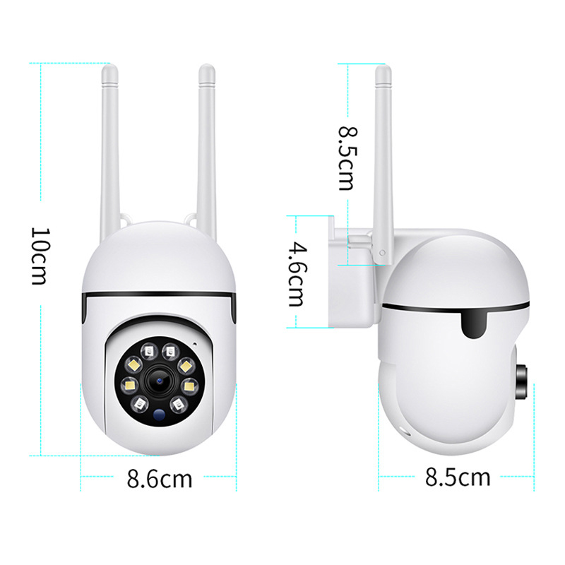 8MP Wifi IP bezprzewodowa kamera PTZ do nadzoru bezpieczeństwa 4X Zoom kamery śledzące dwukierunkowe audio HD nocna kamera kolorowa