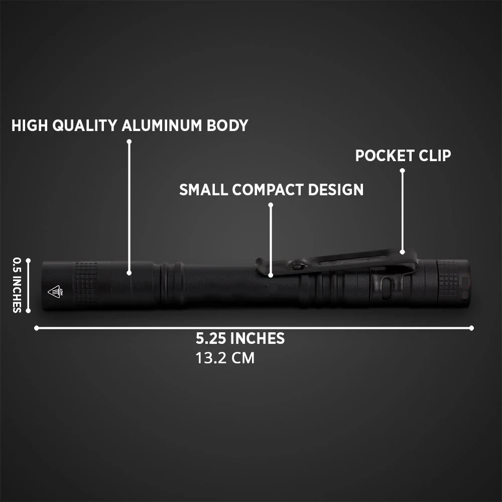 LED 懐中電灯ミニ 13 センチメートルポータブル白色光歯科医ナーストーチキャンプハイキングアドベンチャーアウト懐中電灯