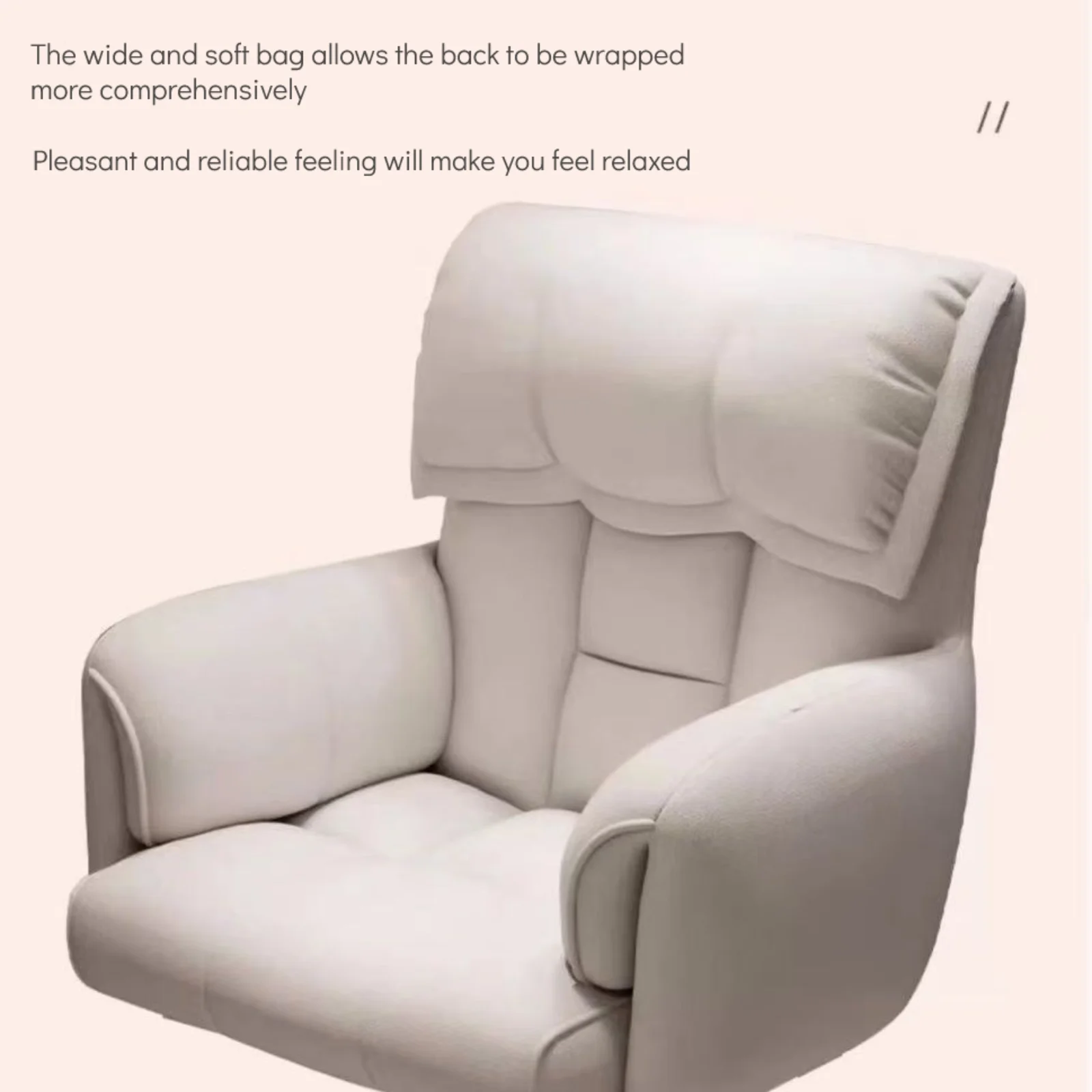 Comfortable Computer Chair Swivel Chair With Small Backrest For College Students Dormitory Study Bedroom Household Chair