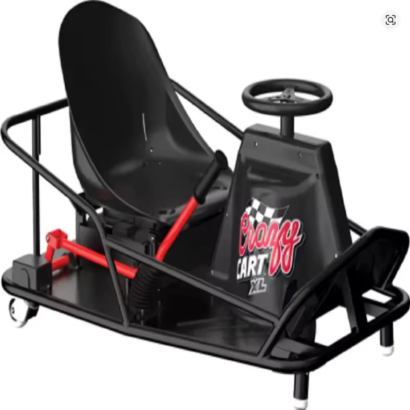 Oryginalny Crazy Cart DLX - Elektryczny Gokart Driftowy 24V - Ulepszona Drift Bar