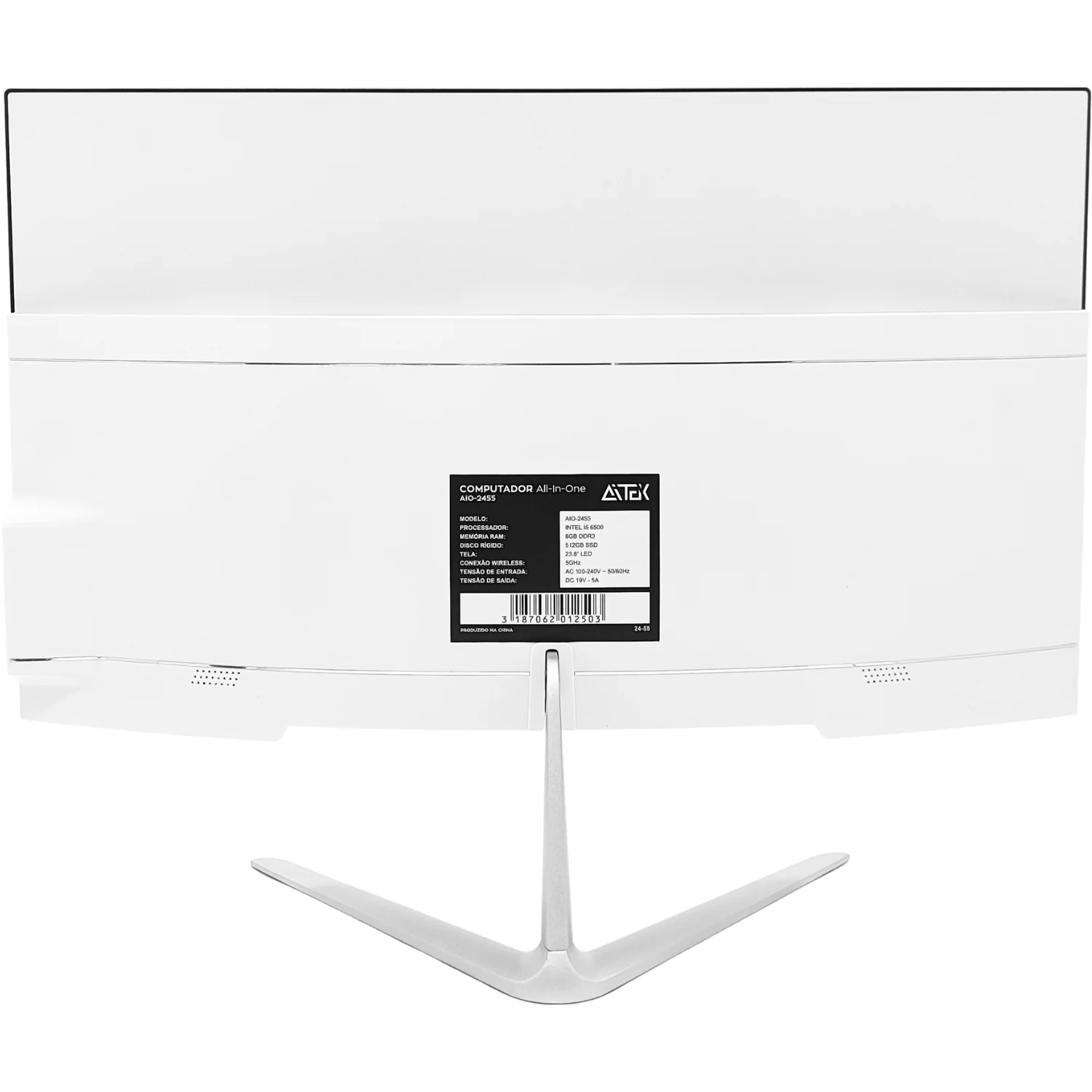 Computador All In One 23.8" Core i5 8GB SSD 512GB Tela IPS Full HD WiFi HDMI Design Compacto