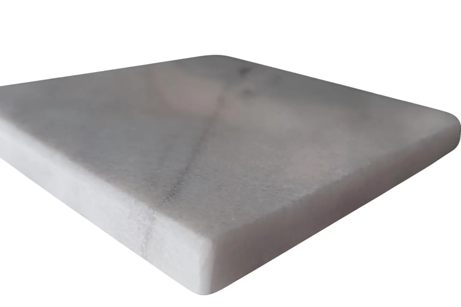 Posavasos Carrara mármol blanco 10 × 10 cm - Set 4 - Elegantes vasos y tazas naturales - Rayos y antimacchia - Muebles de mesa modernos - Hecho a mano en Italia |   Creaciones de Kalu