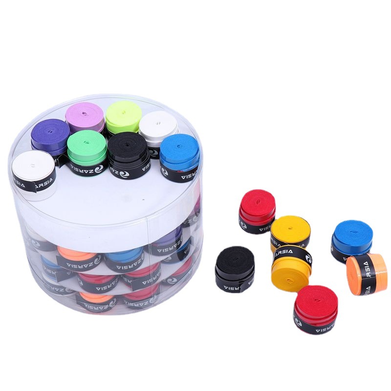 60 pièces ZARSIA collant anti-dérapant raquette de Tennis poignée sueur Badminton poignées raquette de Tennis surgrips