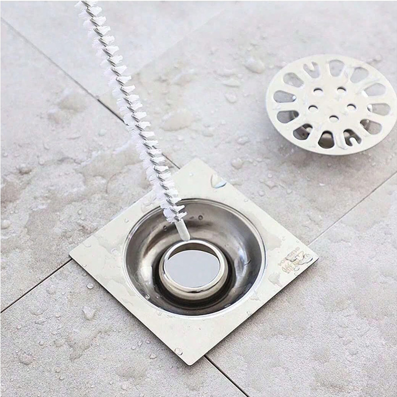 ท่อระบายน้ําผม Catcher ท่อขุดลอกแปรงยืดหยุ่นแปรงท่อระบายน้ําห้องน้ําแปรงทําความสะอาดผมสําหรับ Remover บรรเทา Auger เครื่องมือทําความสะอาด