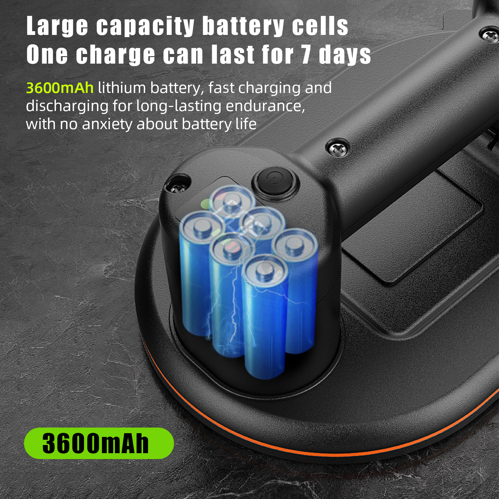 Ventosa de vacío eléctrica de grado Industrial, herramienta de elevación resistente para azulejos de granito, vidrio, madera, piedra, batería de 3600mAh, carga de 300KG