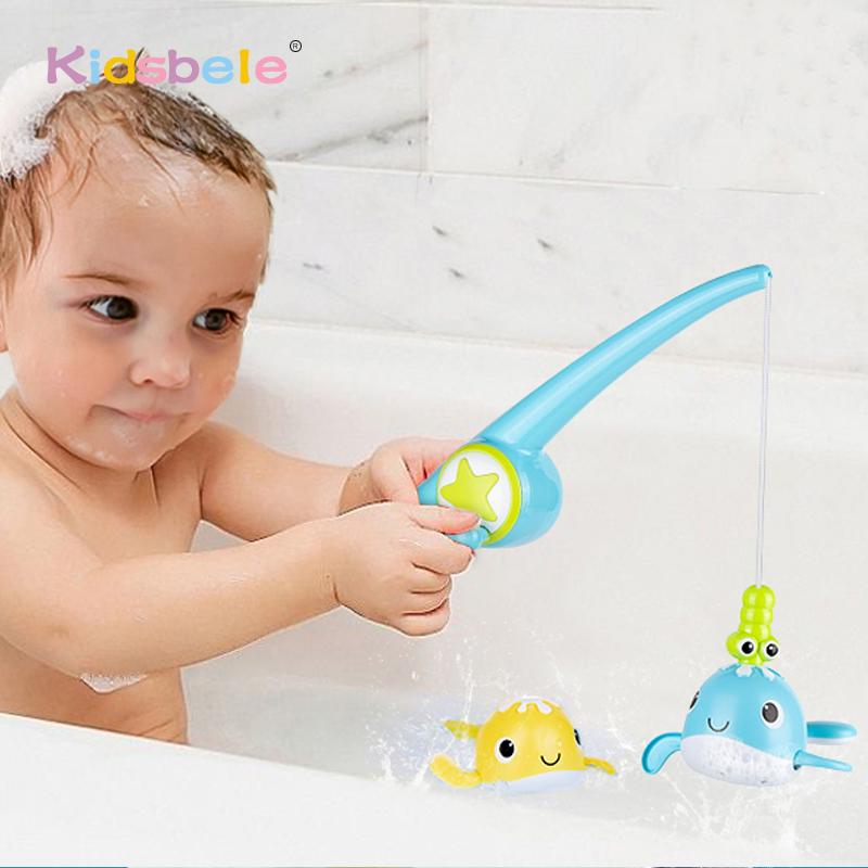 Juguetes de baño, juegos de pesca, piscina magnética, tiempo divertido, juguetes para bañera para niños pequeños, ballenas, mesa de agua, regalos para bañera