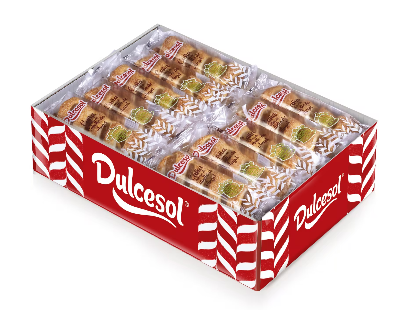 Colar palhetas cheias de creme, cabelo de anjo, caixas de chocolate de 2 a 8kg