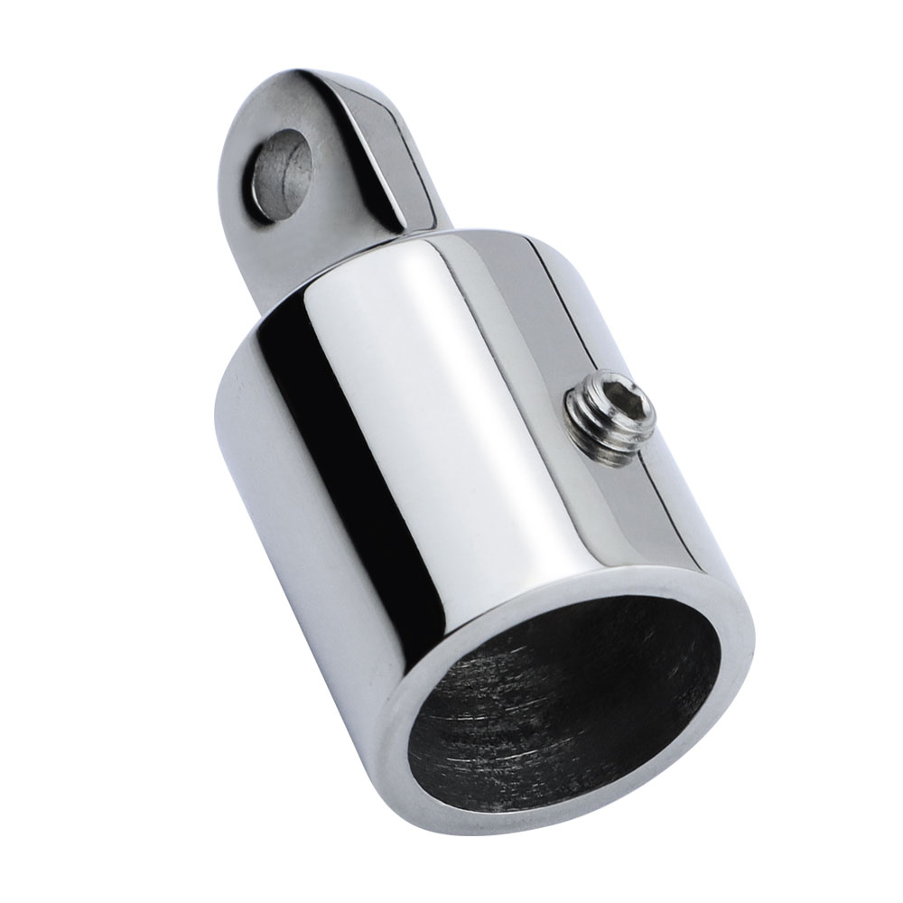 Barco Bimini Top Hardware Fitting, 316 Aço Inoxidável Slide Mandíbula, Tubo da luva, External Eye End Cap Canopy Tube, 22mm, 25mm, 32mm