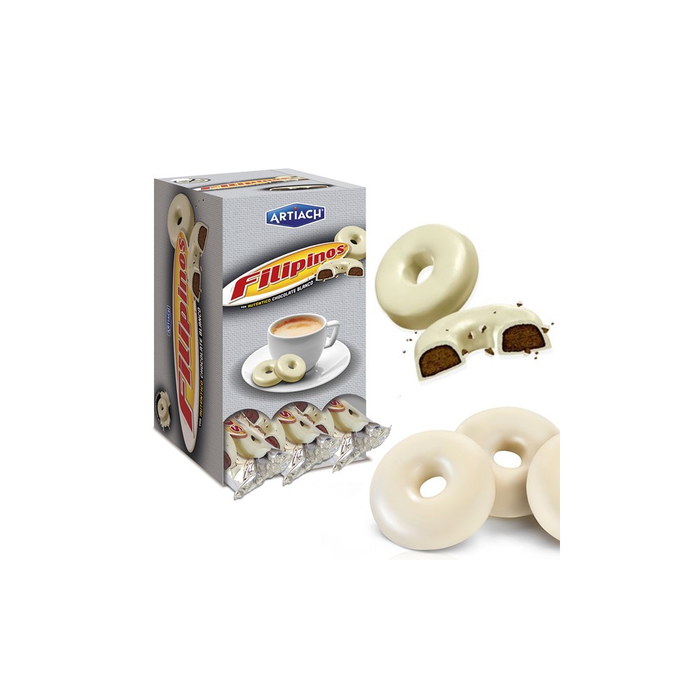 Chocolate Crocante Branco Passivo, Biscoito Mergulhado, Caixa com 15 Peças de 75 gramas, Ideal para Going Anywhere