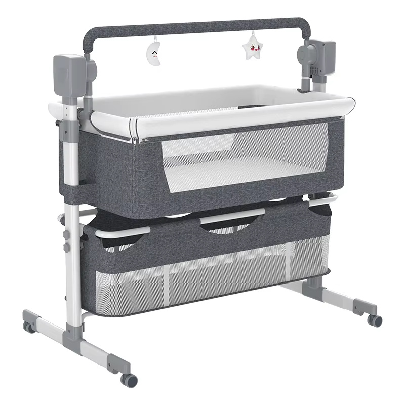 Cuna mecedora eléctrica para bebés, cama para bebés, mecedora, silla rebotadora, cunas para bebés, nuevo