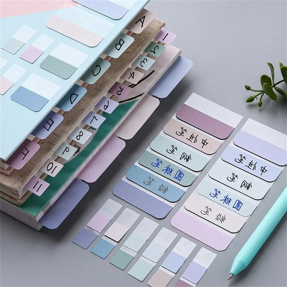 120pcs Colorful Classified Writing Index Stickers - Easy Organization, Reusable, Waterproof, and Removable - Perfect for Bookmar